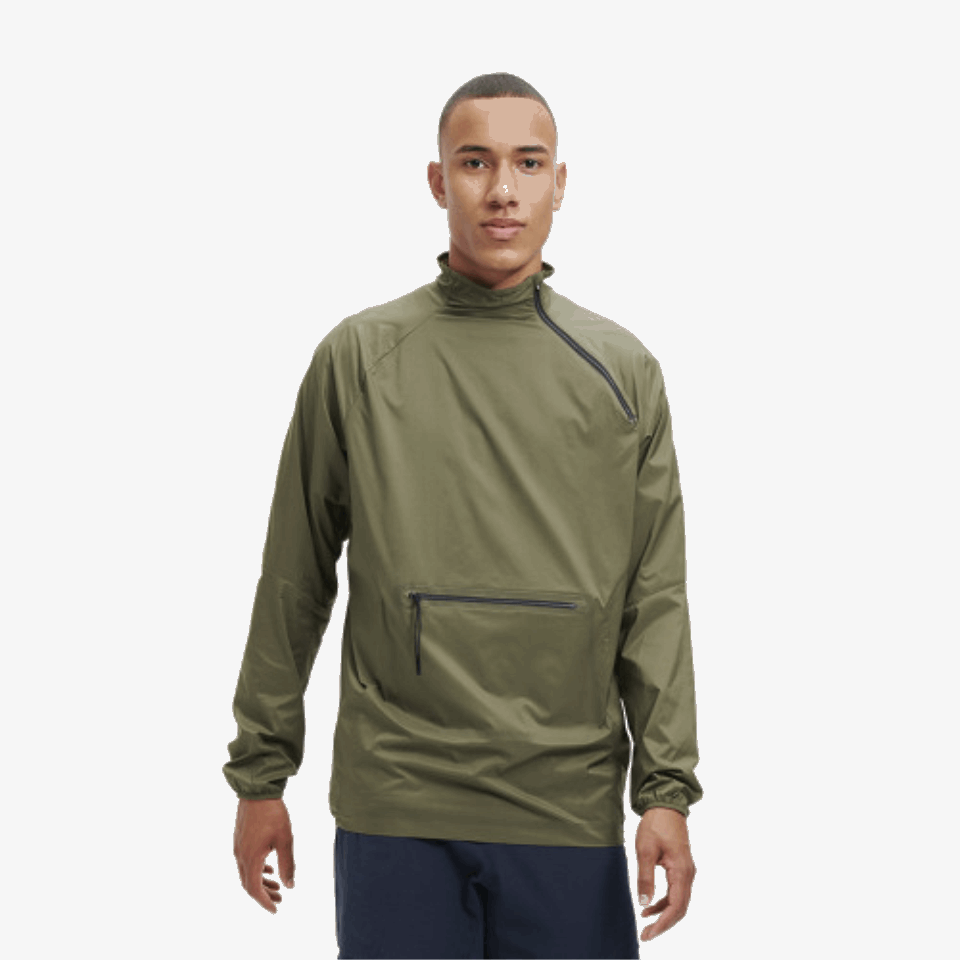 Aktivjacke Oliv Zum Laufen