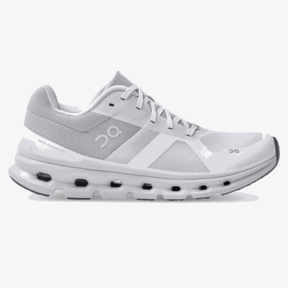 Auf Laufendem Cloudrunner Breiten Weißen Frost