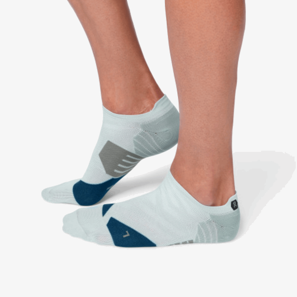 Niedrige Socke Grau-denim Auf Laufen