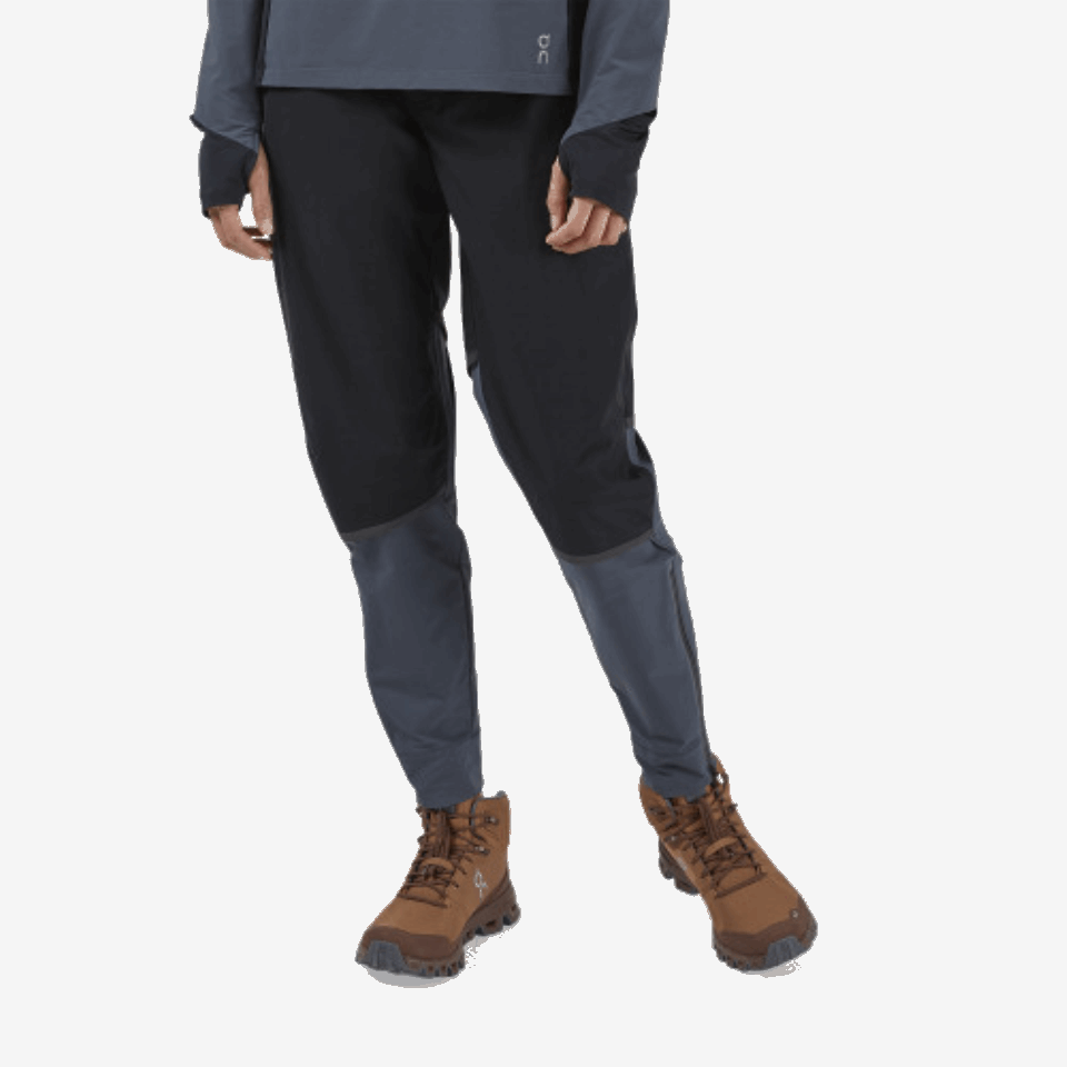 Wasserdichte Laufhose Schwarz-dunkel