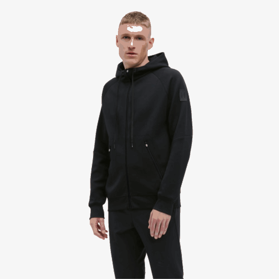 On Running Hoodie Mit Reißverschluss Schwarz