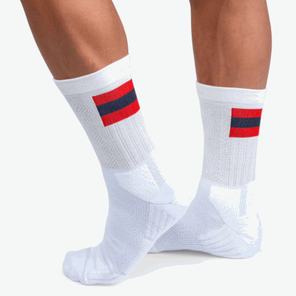 Tennissocke Beim Laufen
