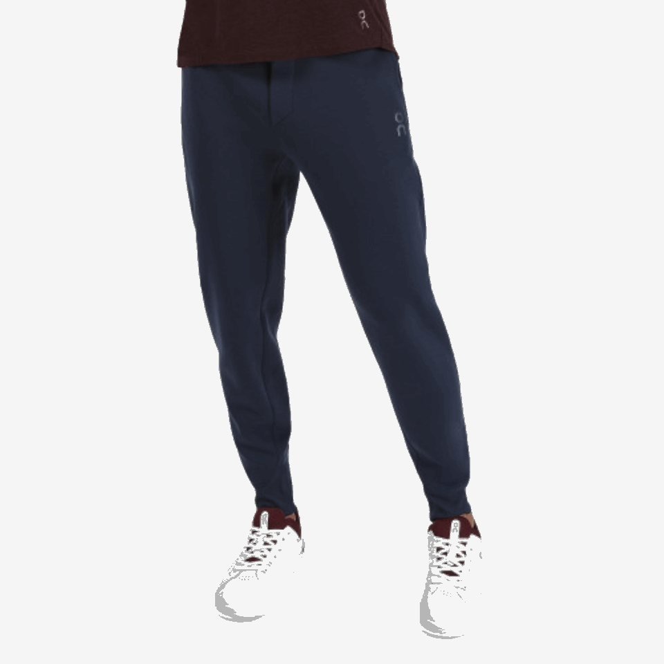 Jogginghose Navy Beim Laufen