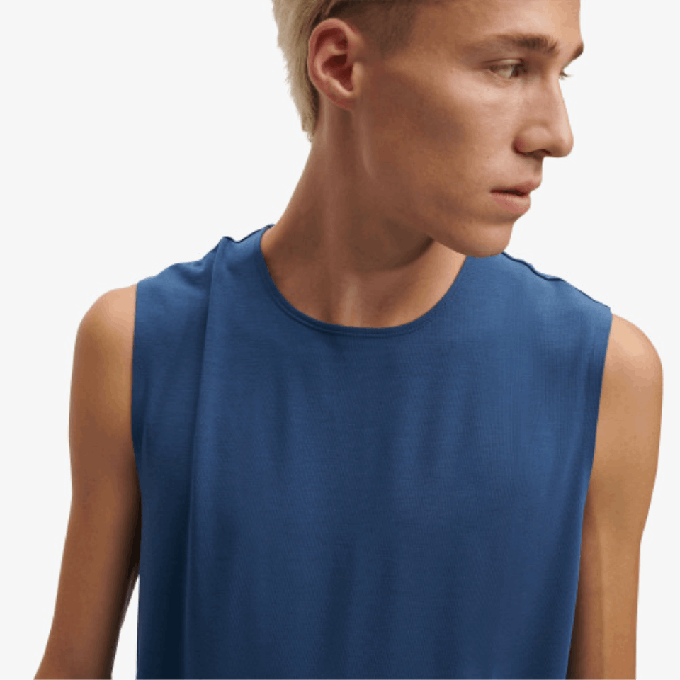 Trainingstank Auf Running Denim