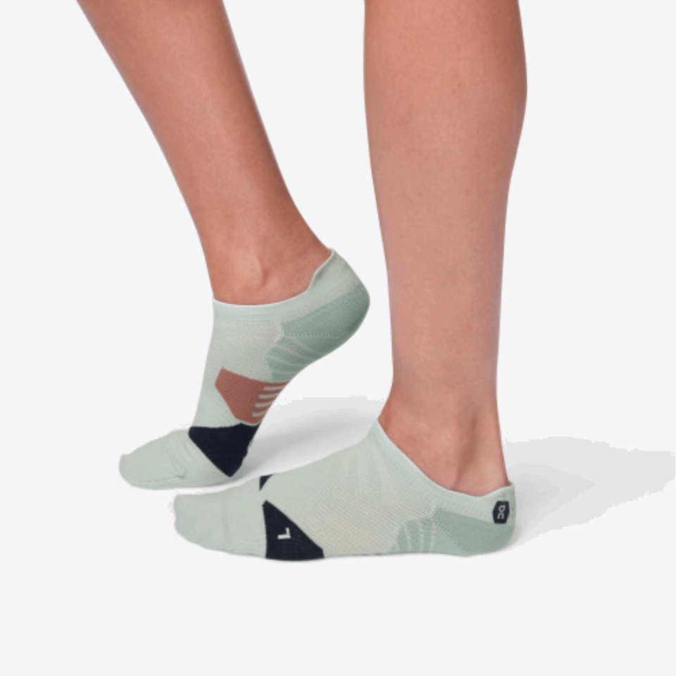 On Running Low Socke Grau-mitternacht