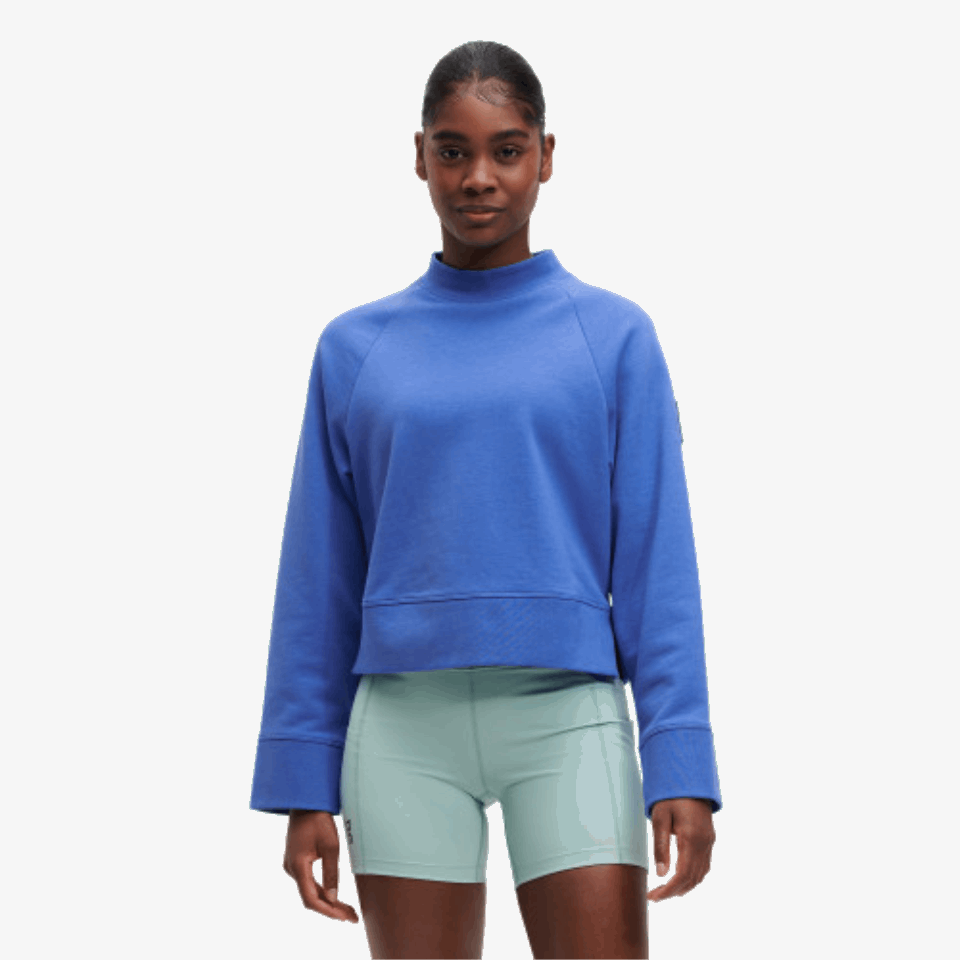 Rundhalsausschnitt Auf Running Cobalt