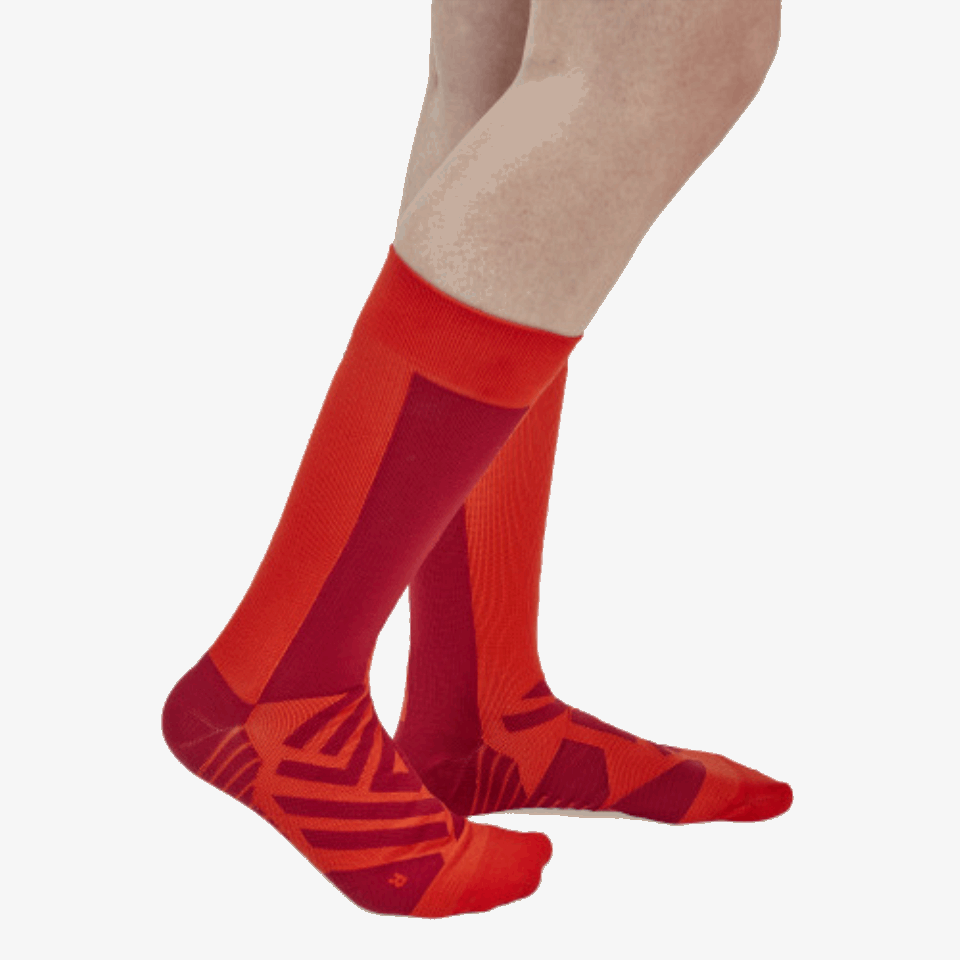 Hohe Socke Chili-Gewürz Beim Laufen