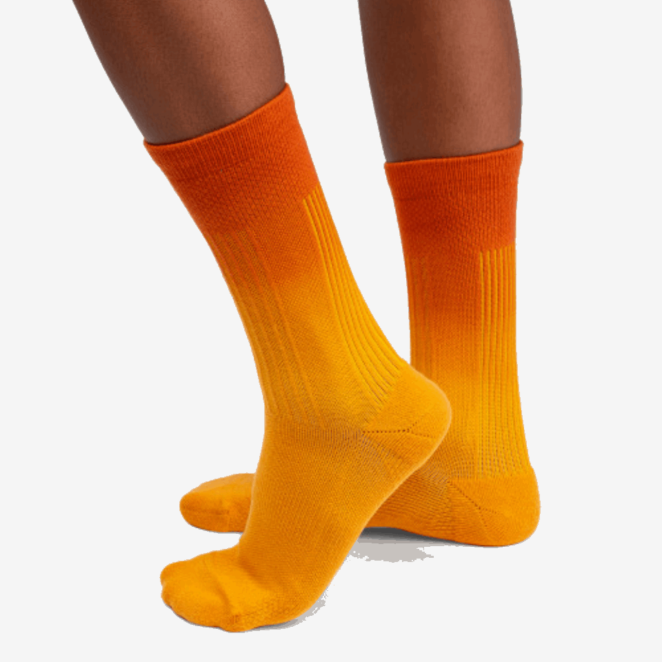 On Running Alltagssocke Mango-spice